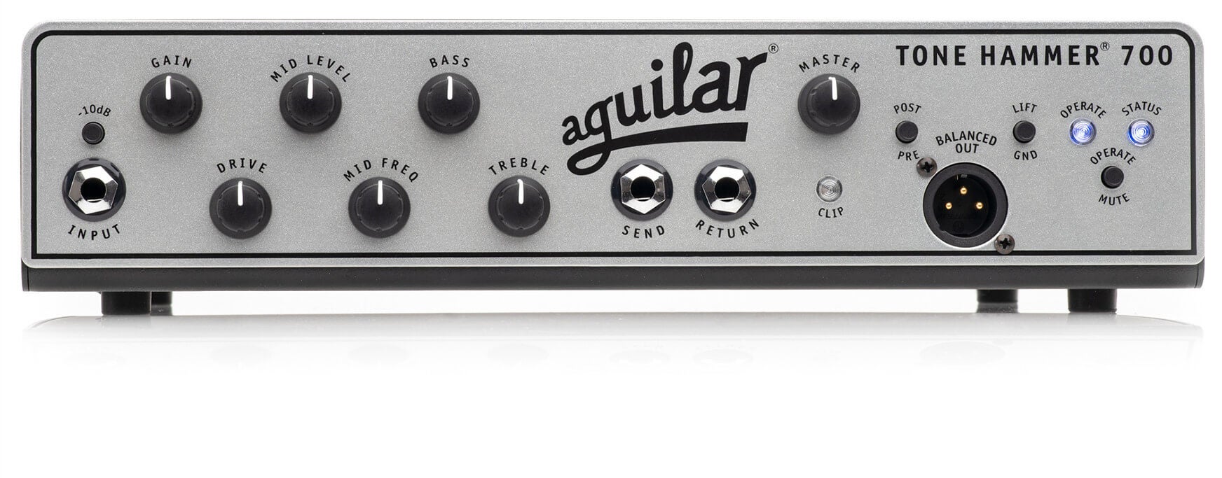 Aguilar Th700 Tone Hammer Bass Guitar Head Amplifier Class D 700w 