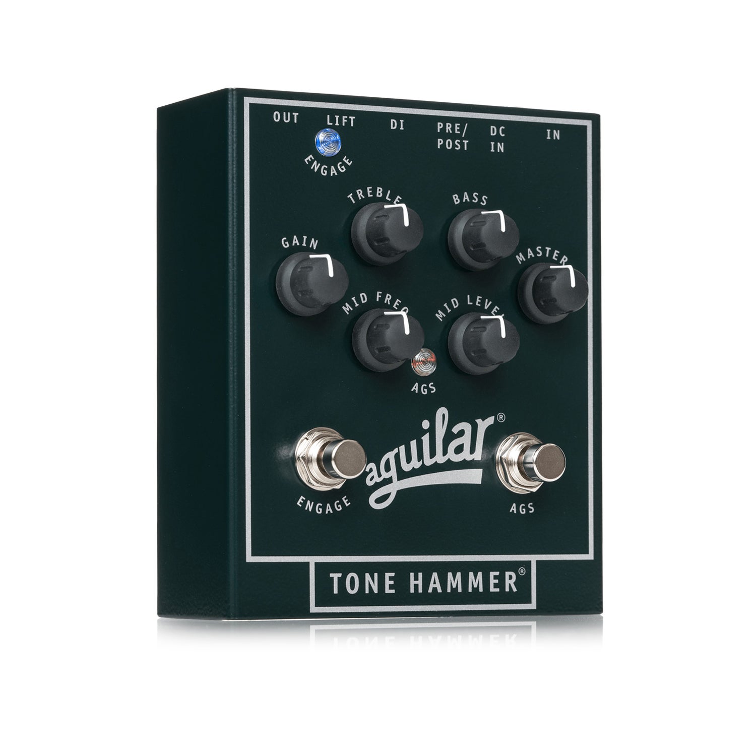 Aguilar Tone Hammer Bass Preamp And Direct Box Bass Effects