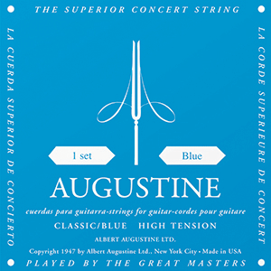 Augustine Stablue Blue Label High Tension Classical Guitar Strings