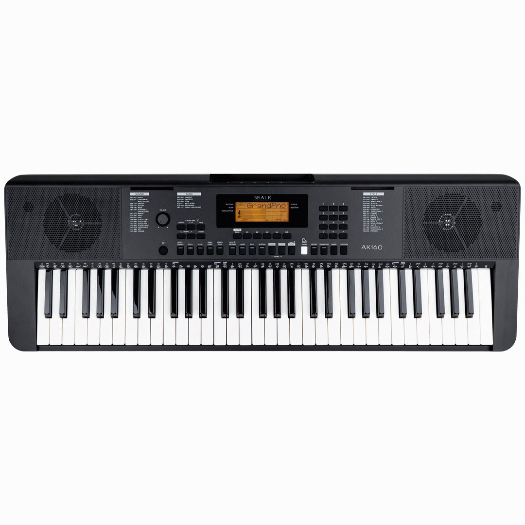 Digital piano with store touch sensitive keys