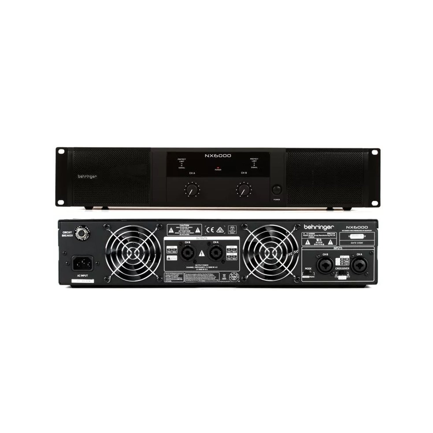 Behringer Nx6000 Power Amplifier 6000w | Music Works