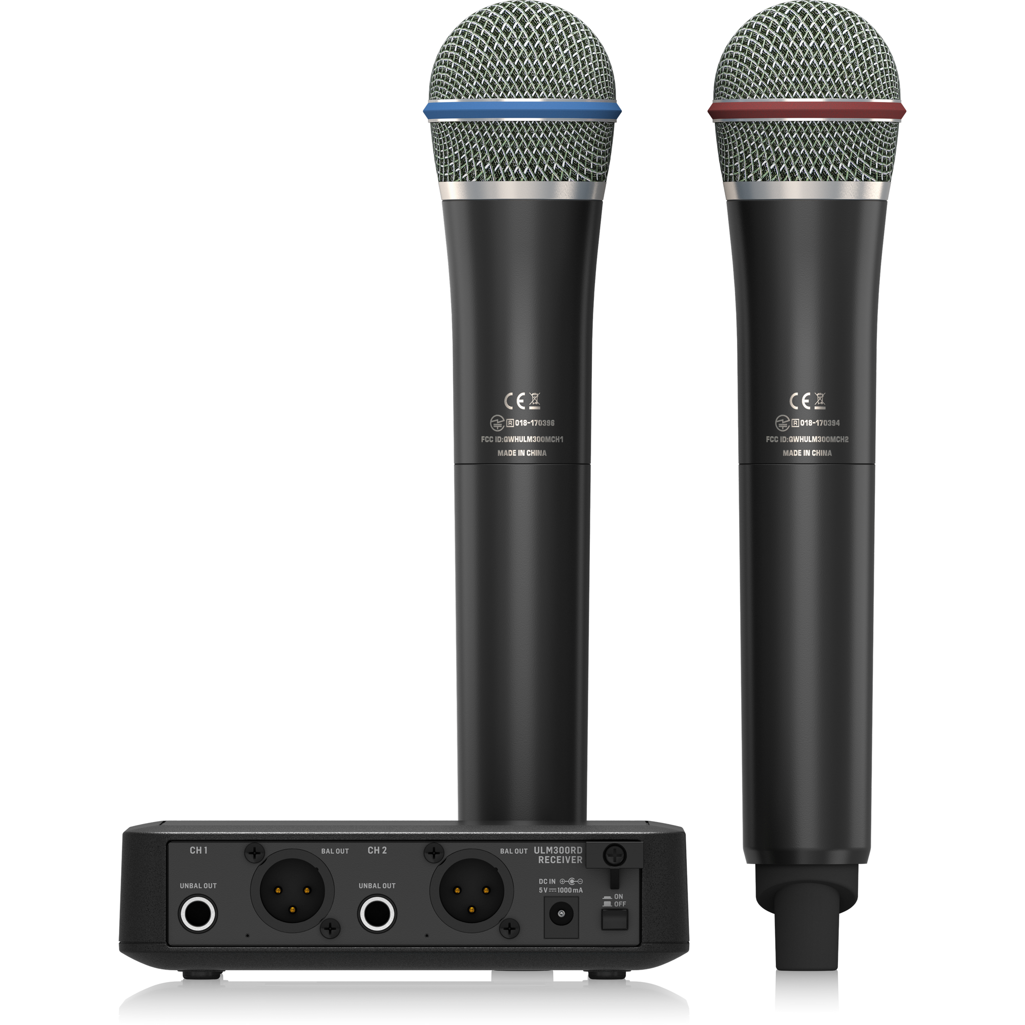 Behringer Ulm302 mic Wireless Dual Handheld Microphone System W