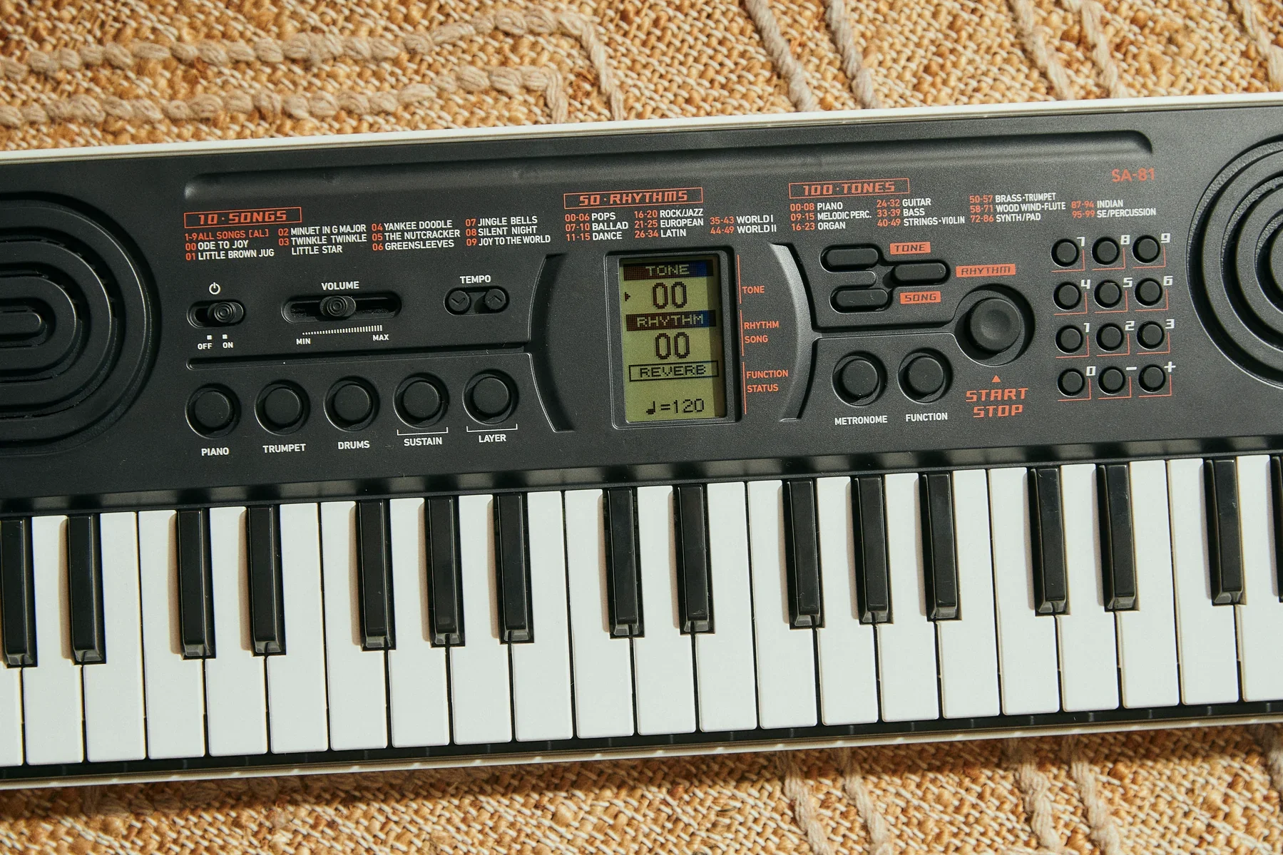 Miniteclado Casio Sa-81 de 44 teclasMiniteclado Casio Sa-81 de 44 teclas  