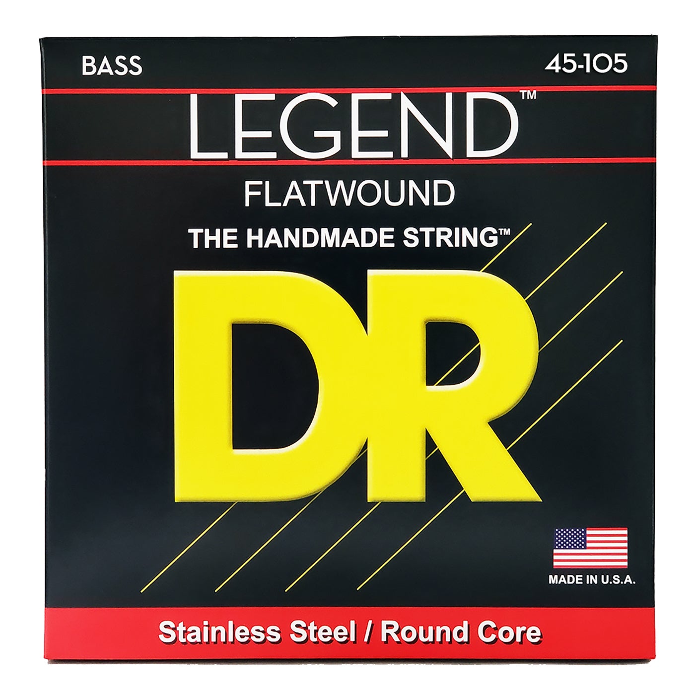 Dr Strings Fl 45 Legend Flatwound Bass Guitar Strings .045 .105