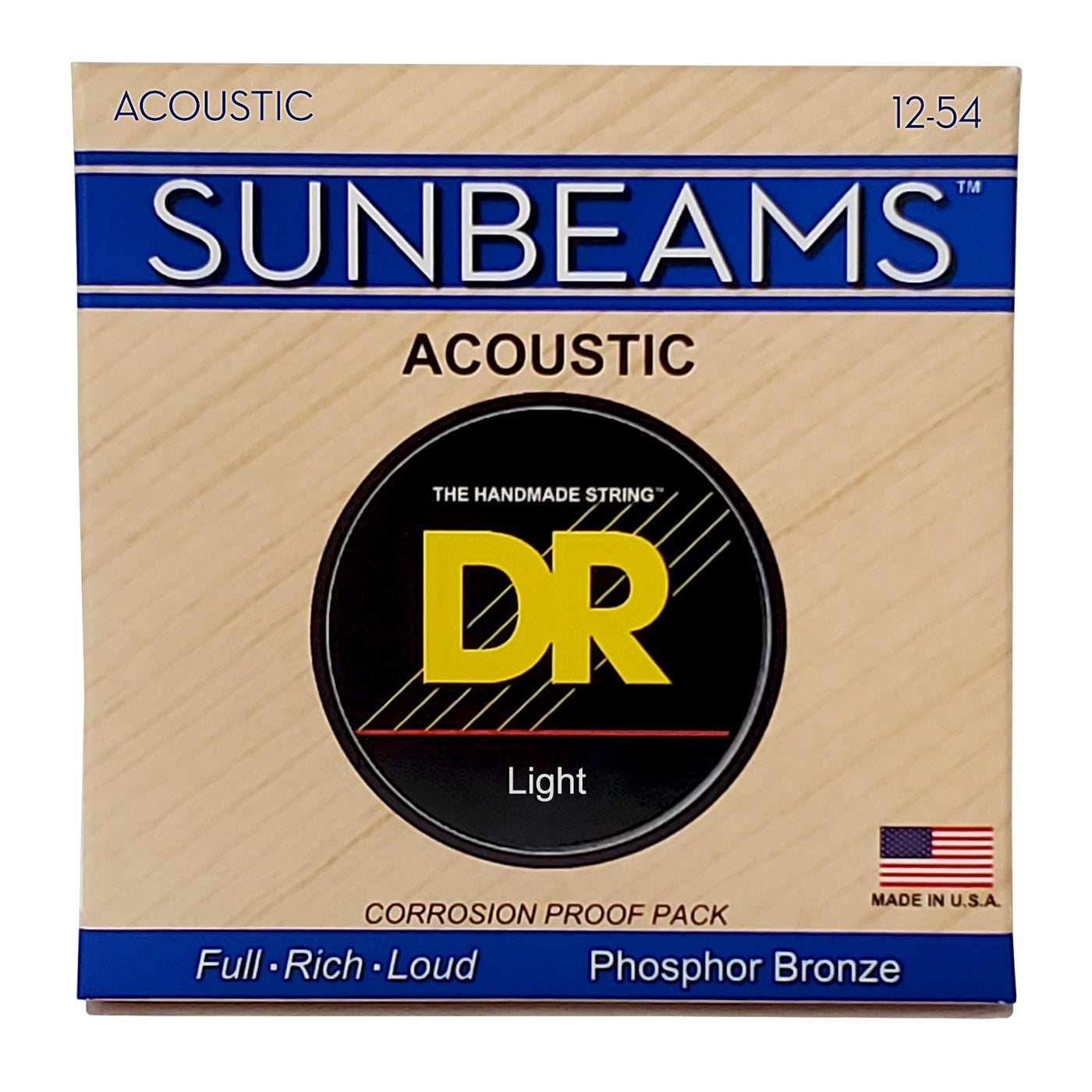 Dr Strings Rca 12 Sunbeam Phosphor Bronze Acoustic Guitar