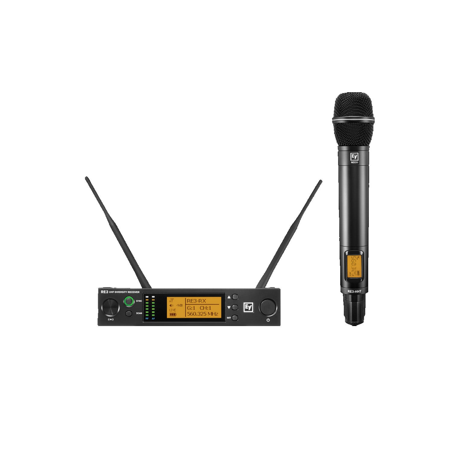 Electro voice Re3 nd86 Uhf Wireless Handheld Microphone System