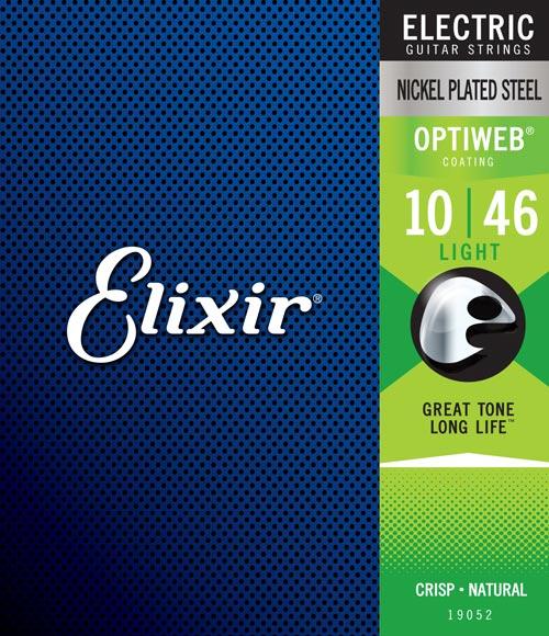 Elixir Optiweb Electric Guitar Strings 10 46 Light 19052 Music Works