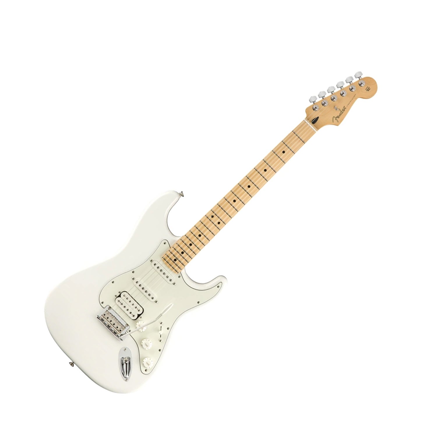 Fender 0144522515 Player Series Stratocaster Hss Maple Electric Guitar  Polar White | Music Works