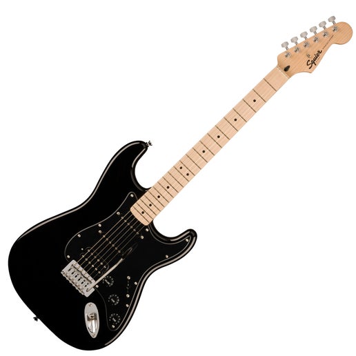 Fender 0373203506 Squier Sonic Stratocaster Hss Electric Guitar - Black ...