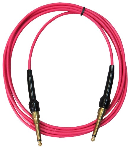 George L's 15155r 10ft Guitar Instrument Cable .155 Gauge, Red