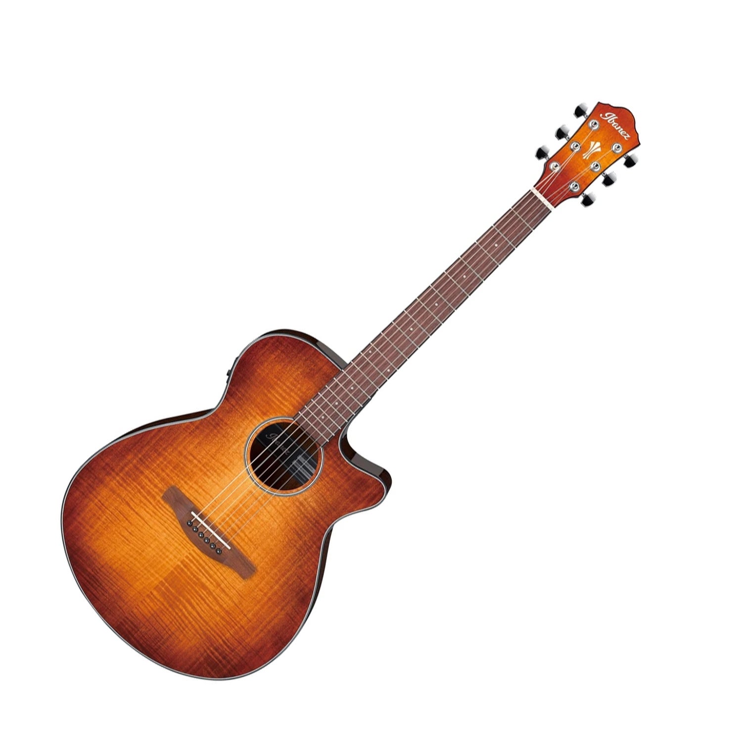 Ibanez Aeg70-vvh Acoustic-electric Guitar - Vintage Violin High Gloss