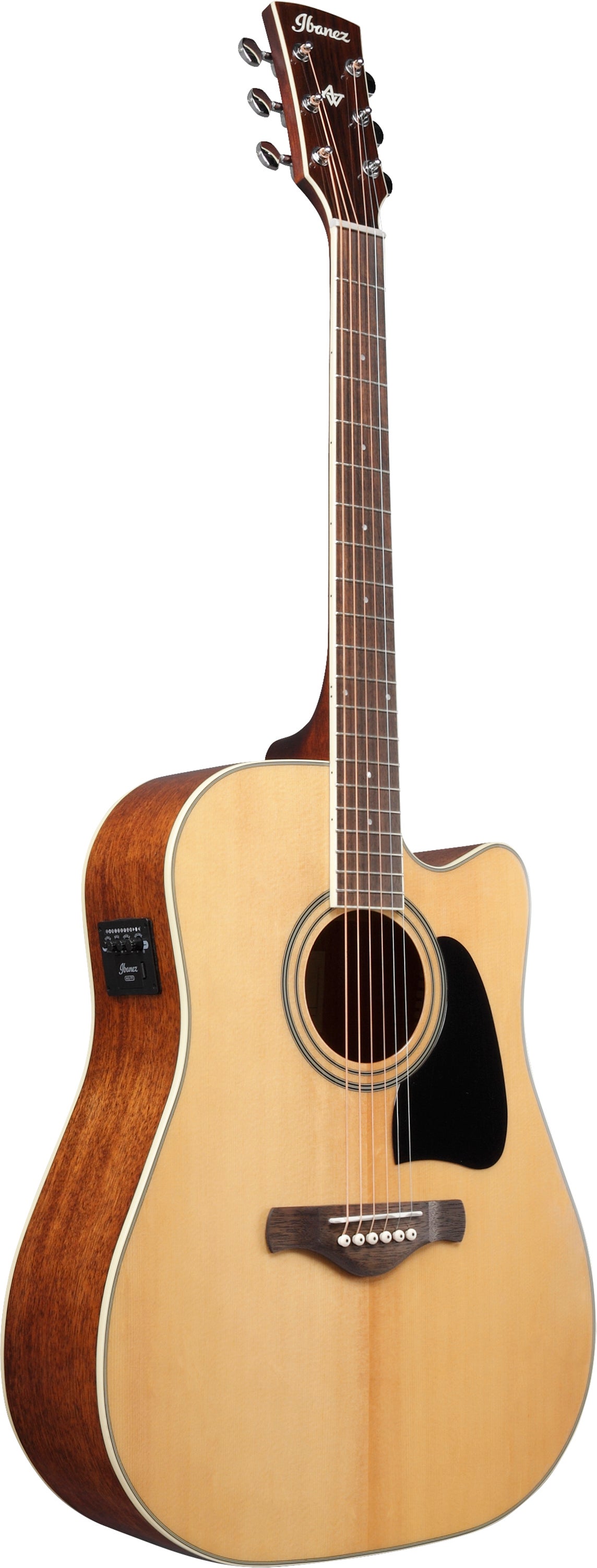 Ibanez Aw70ece Artwood Solid Top Acoustic-electric Guitar - Natural High  Gloss | Music Works