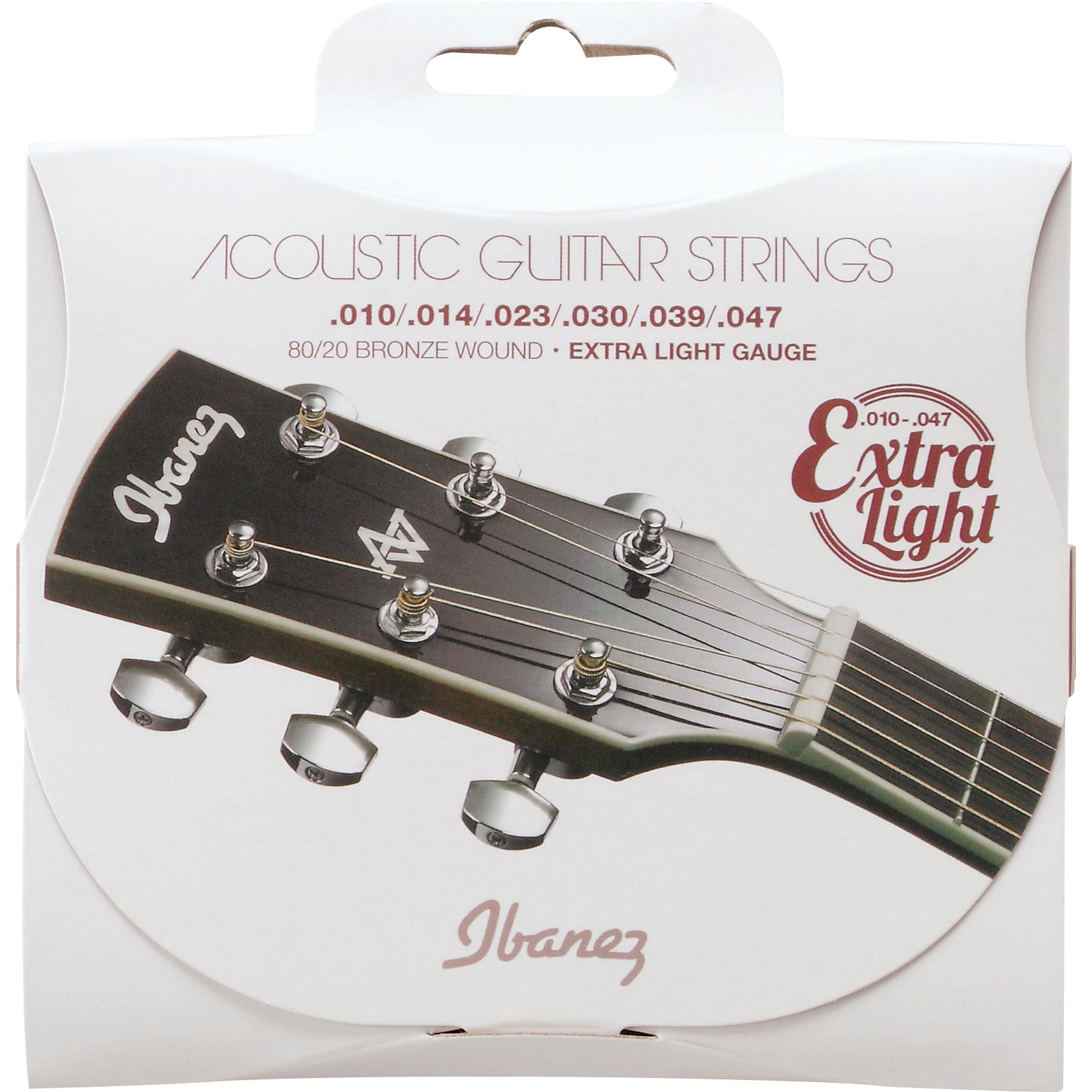 10-47 Extra Light, 80/20 Bronze Acoustic Guitar Strings
