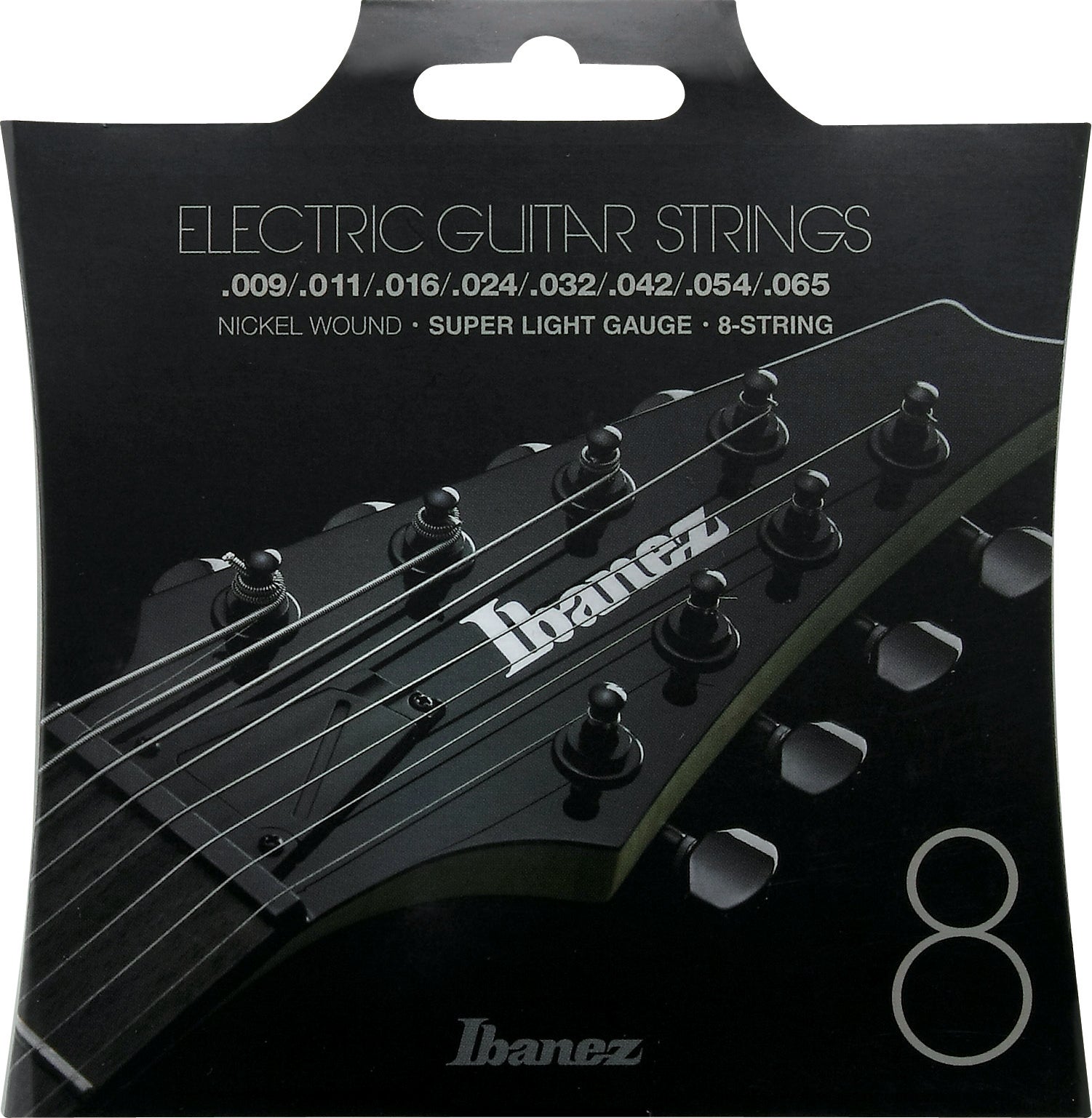 Ibanez Iegs8 8 string Electric Guitar Strings 9 65 Music Works