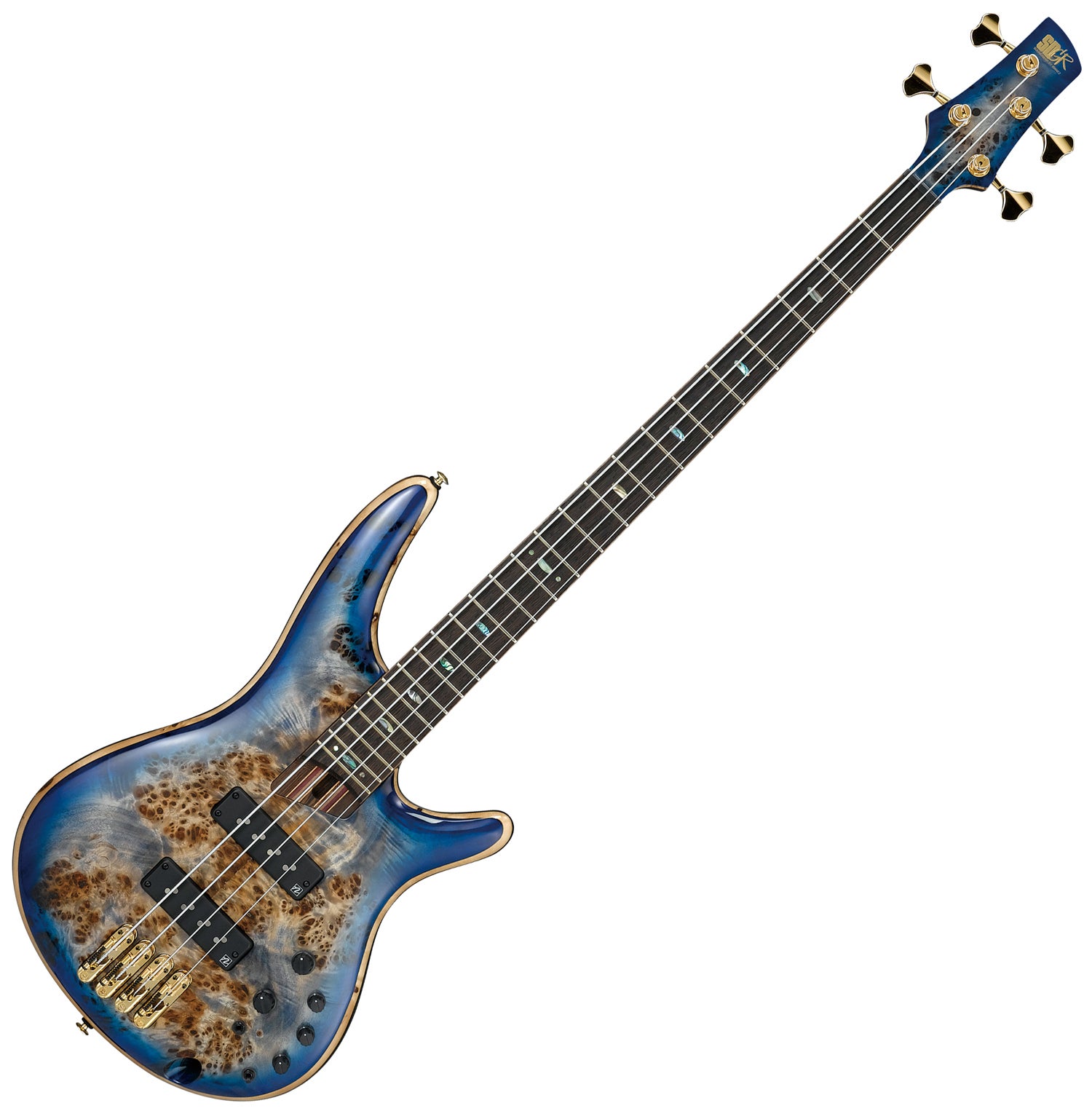 Ibanez Premium Sr2600 Cbb Bass Guitar 4 String - Cerulean Blue 