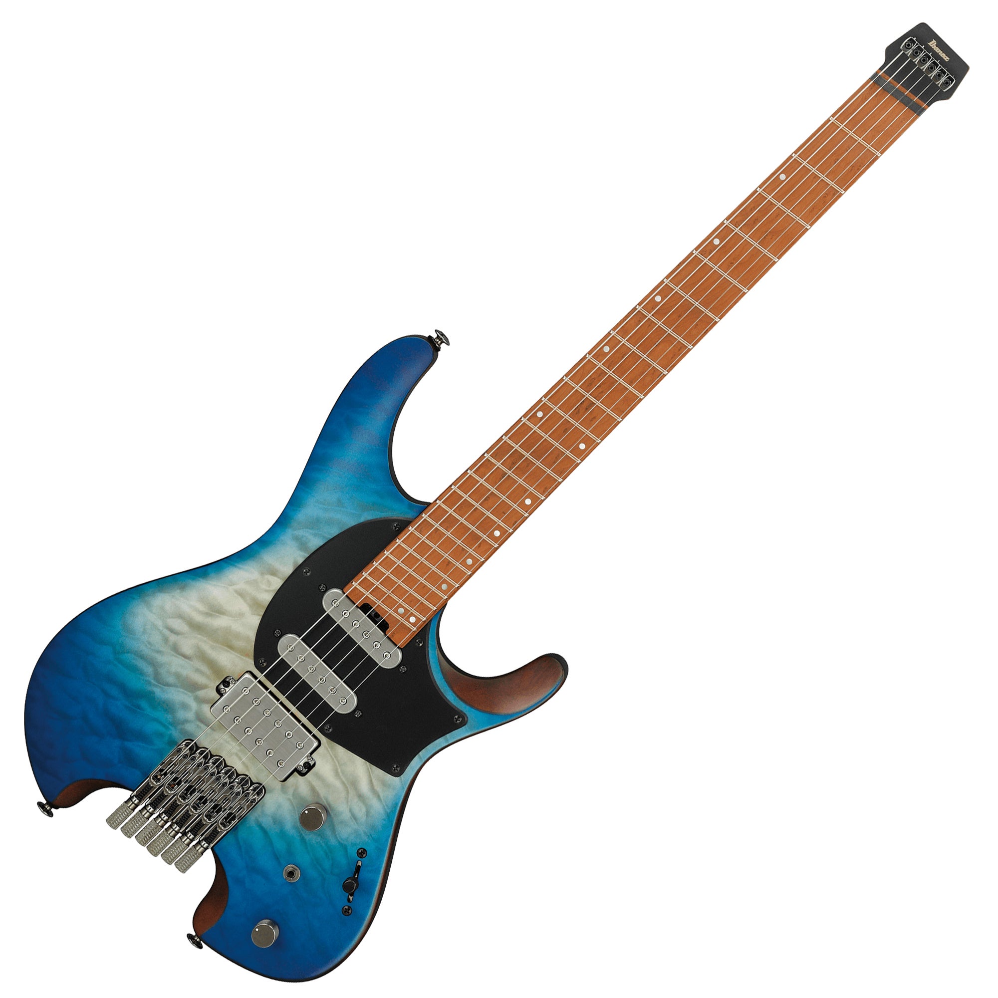 Ibanez Qx54qm Bsm Solidbody Headless 6-string Electric Guitar 