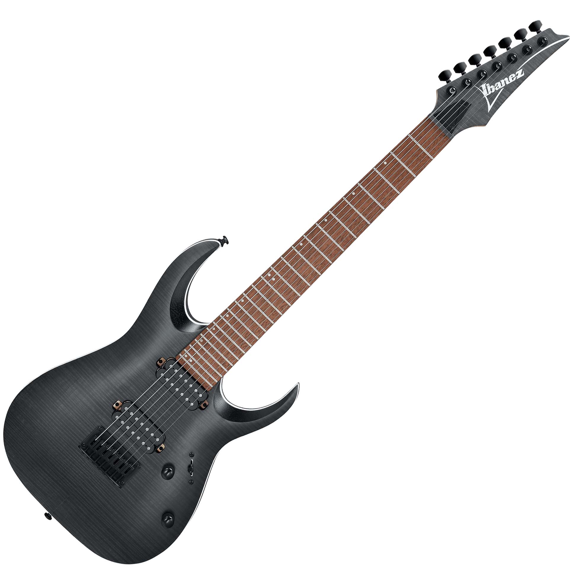 Ibanez Rga742fm Rga 7 String Electric Guitar - Trans Grey Flat 