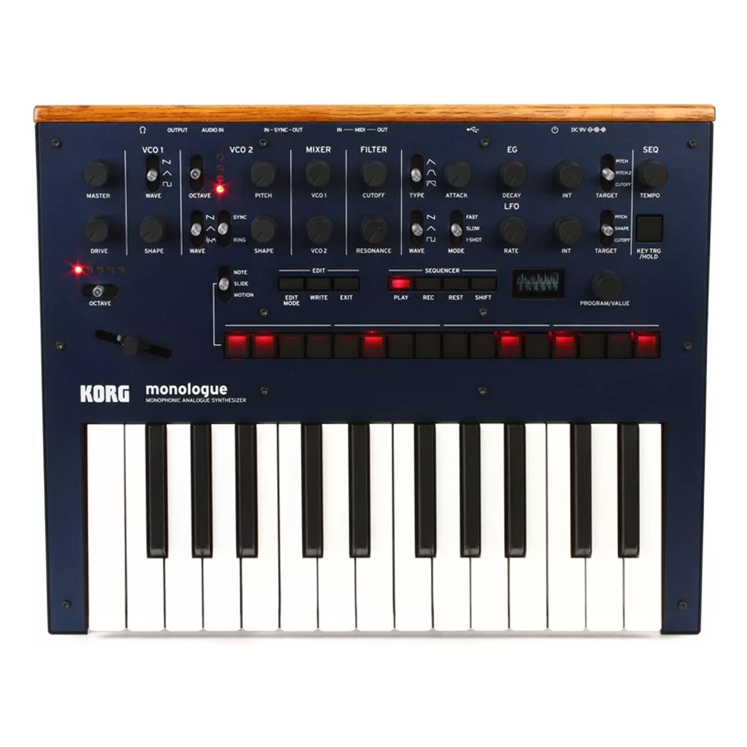 Korg Monologuebl Monologue Synthesizer Blue | Music Works