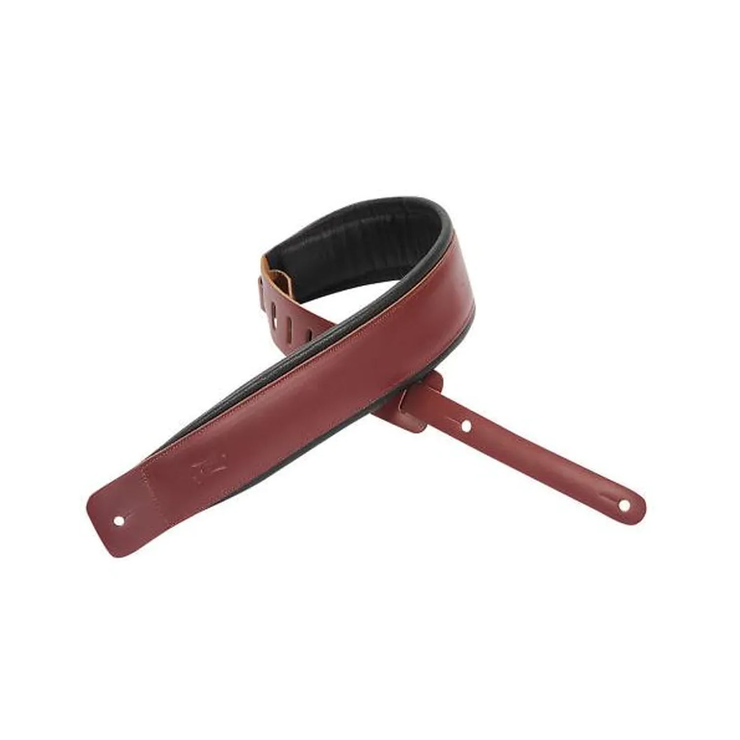 Padded leather guitar deals strap