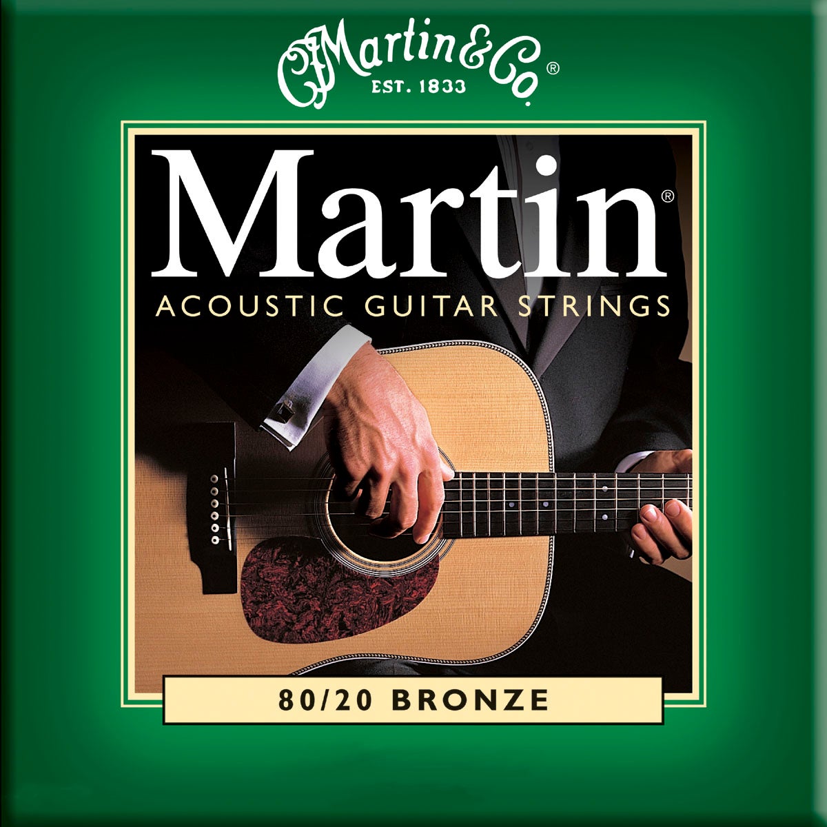 Martin bronze acoustic guitar shop strings