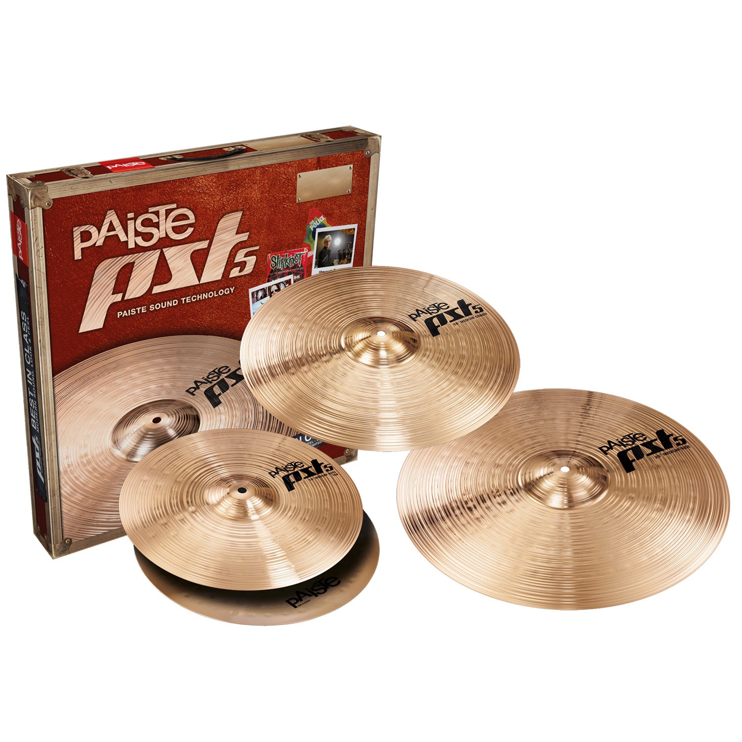 Paiste 068uset Pst5 Universal Cymbal Pack 14-inch /16-inch /20