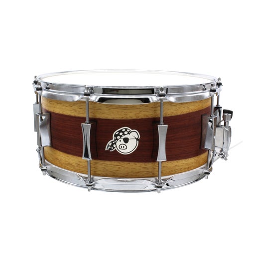 Pork Pie Percussion Usa Maple Snare Drum - 6.5 X 14 Inch - Padauk Sap ...