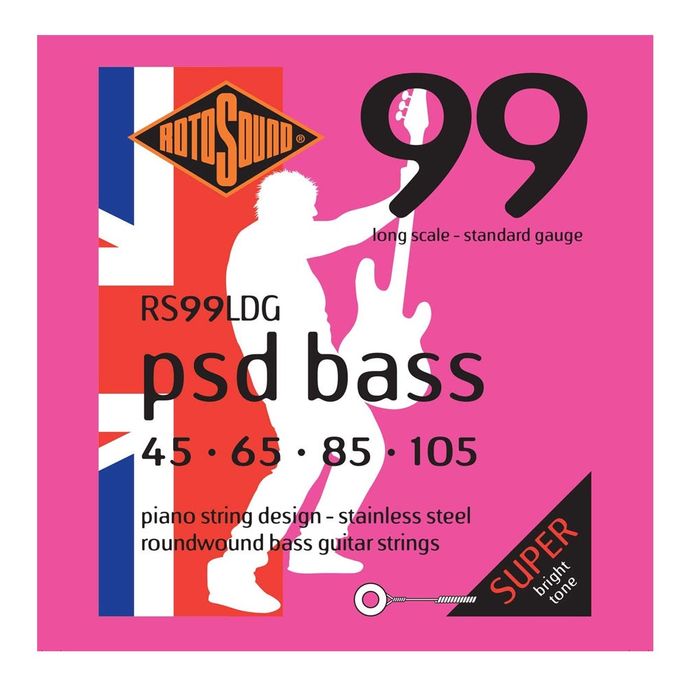 Rotosound stainless deals steel bass strings