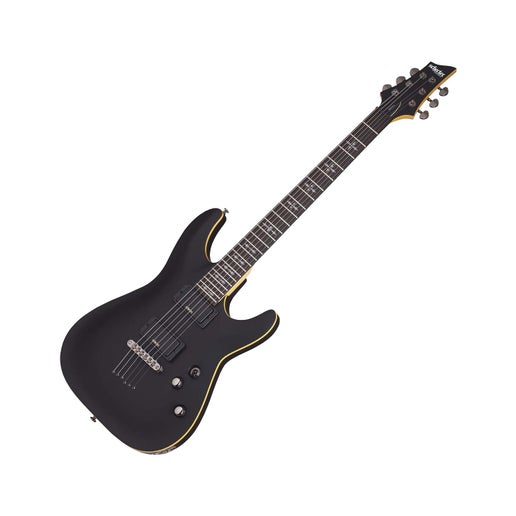 Schecter Demon-6 Electric Guitar Hh Aged Black Satin 3660 | Music Works