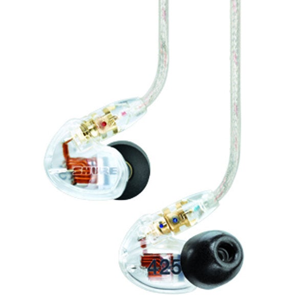 Shure Se425 Sound-isolating In-ear Stereo Earphones Dual Driver - Clear |  Music Works