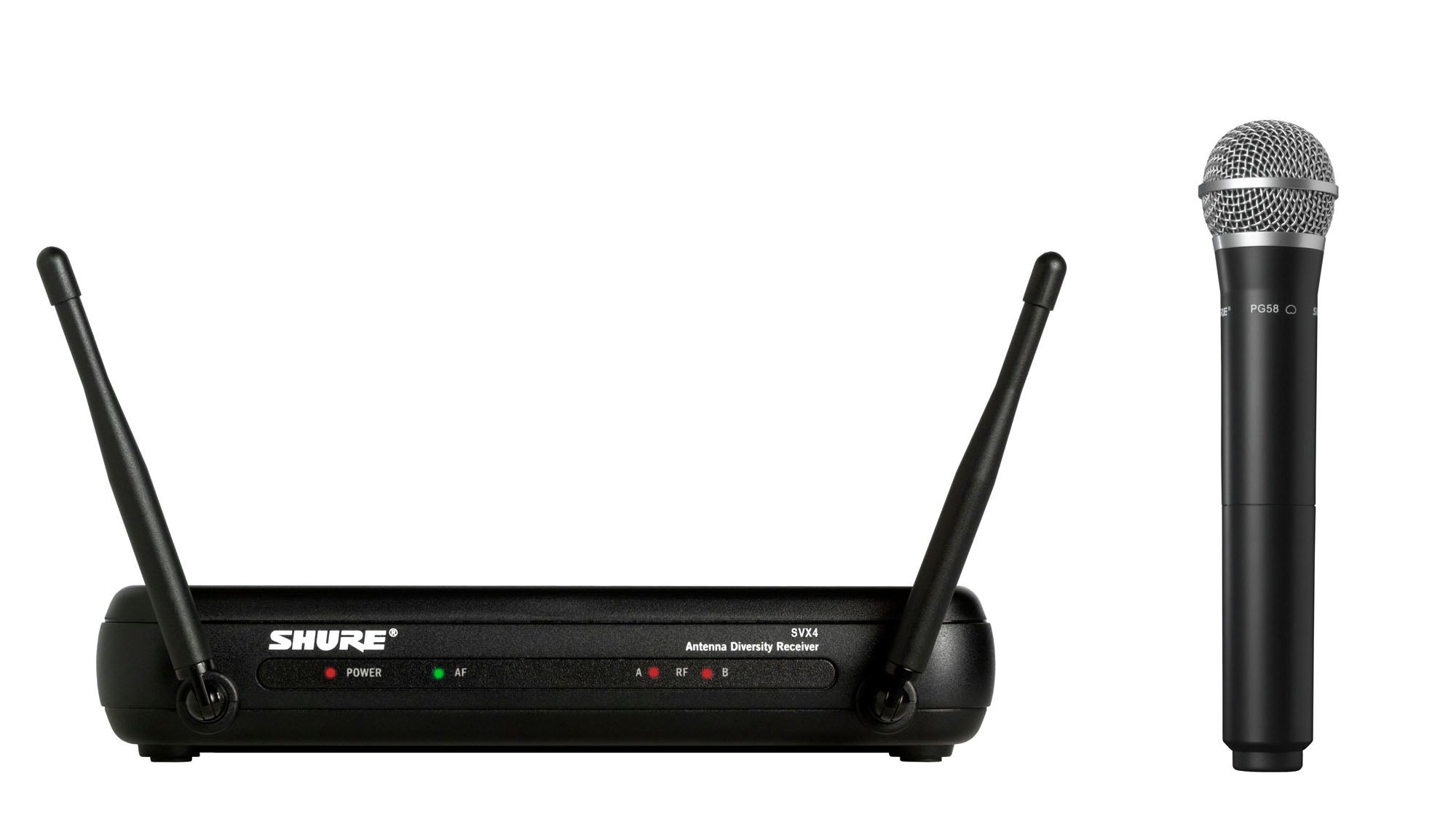 Shure Svx-24-pg58 Wireless Handheld Microphone System W/pg58 