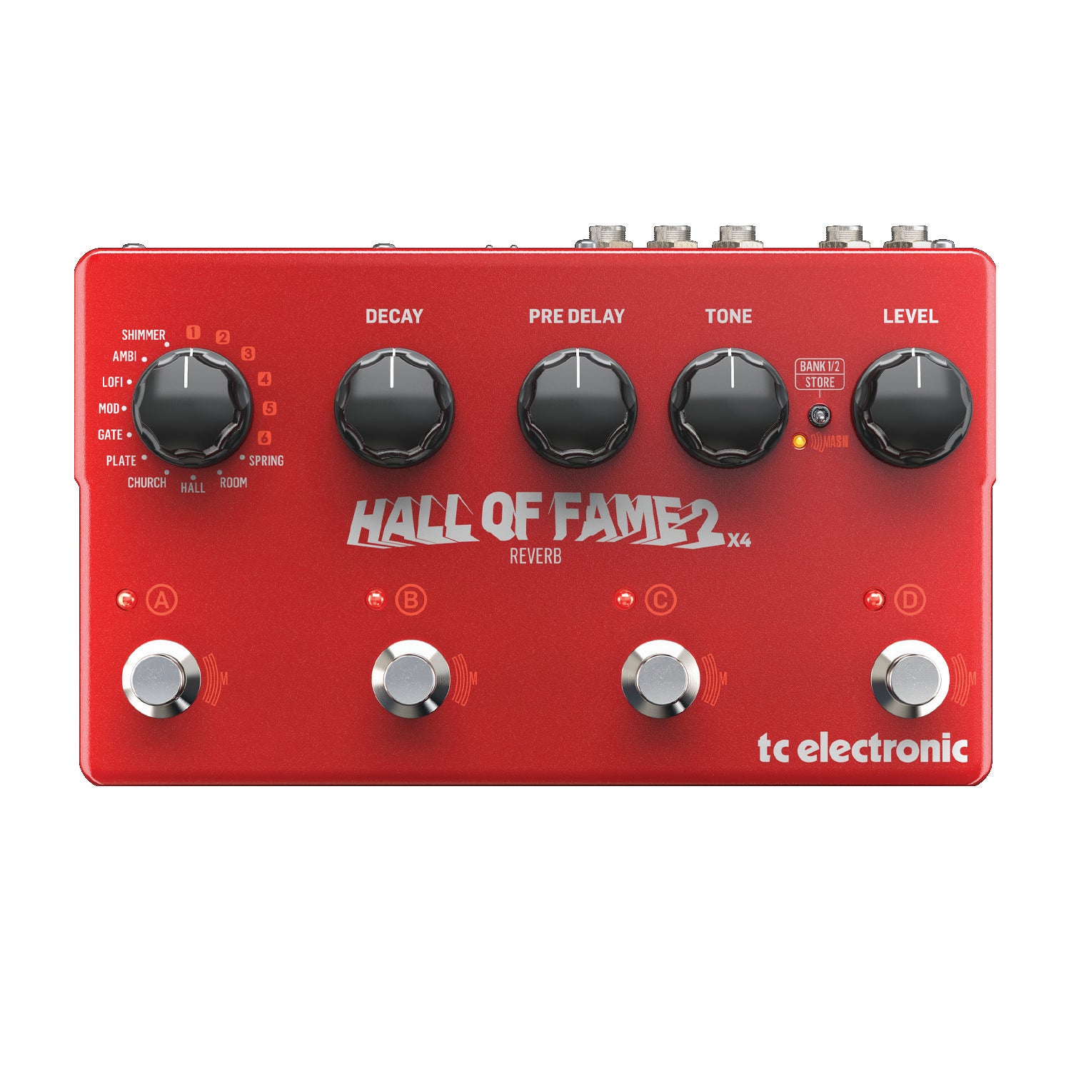 Tc Electronic Hall Of Fame 2 X4 Reverb Guitar Effects Pedal | Music 
