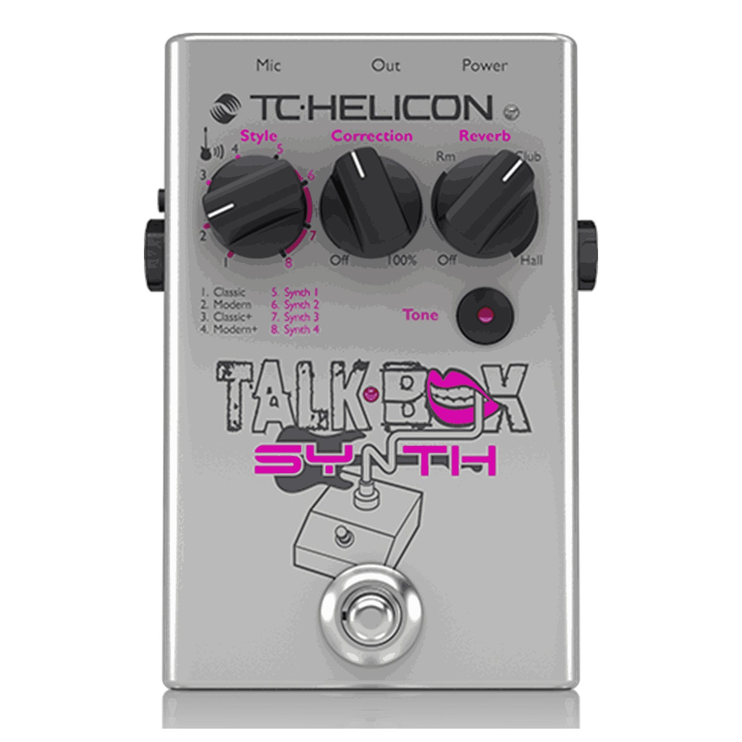 Tc Helicon Talkbox Synth Guitar And Vocal Effectspedal | Music Works