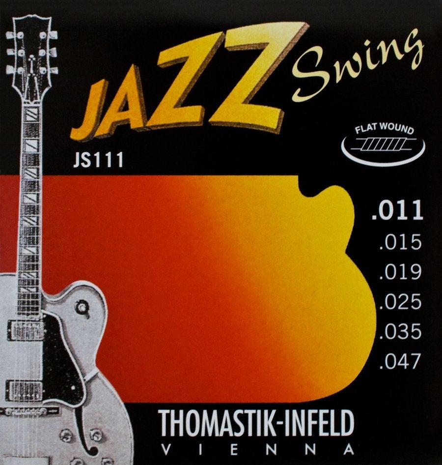 Thomastik T js111 Jazz Swing Flatwound 6 Electric Guitar Strings