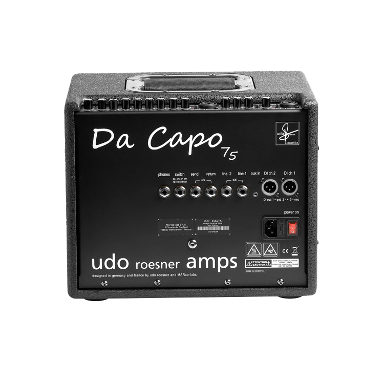 Udo Roesner Da Capo 75 - 75w Acoustic Guitar Amplifier | Music Works