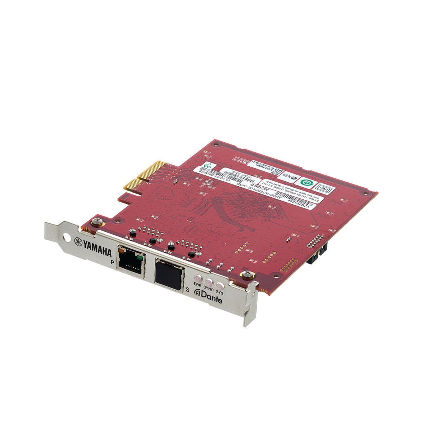 Yamaha Aic128d Dante Accelerator Pci Express Audio Interface Card | Music  Works