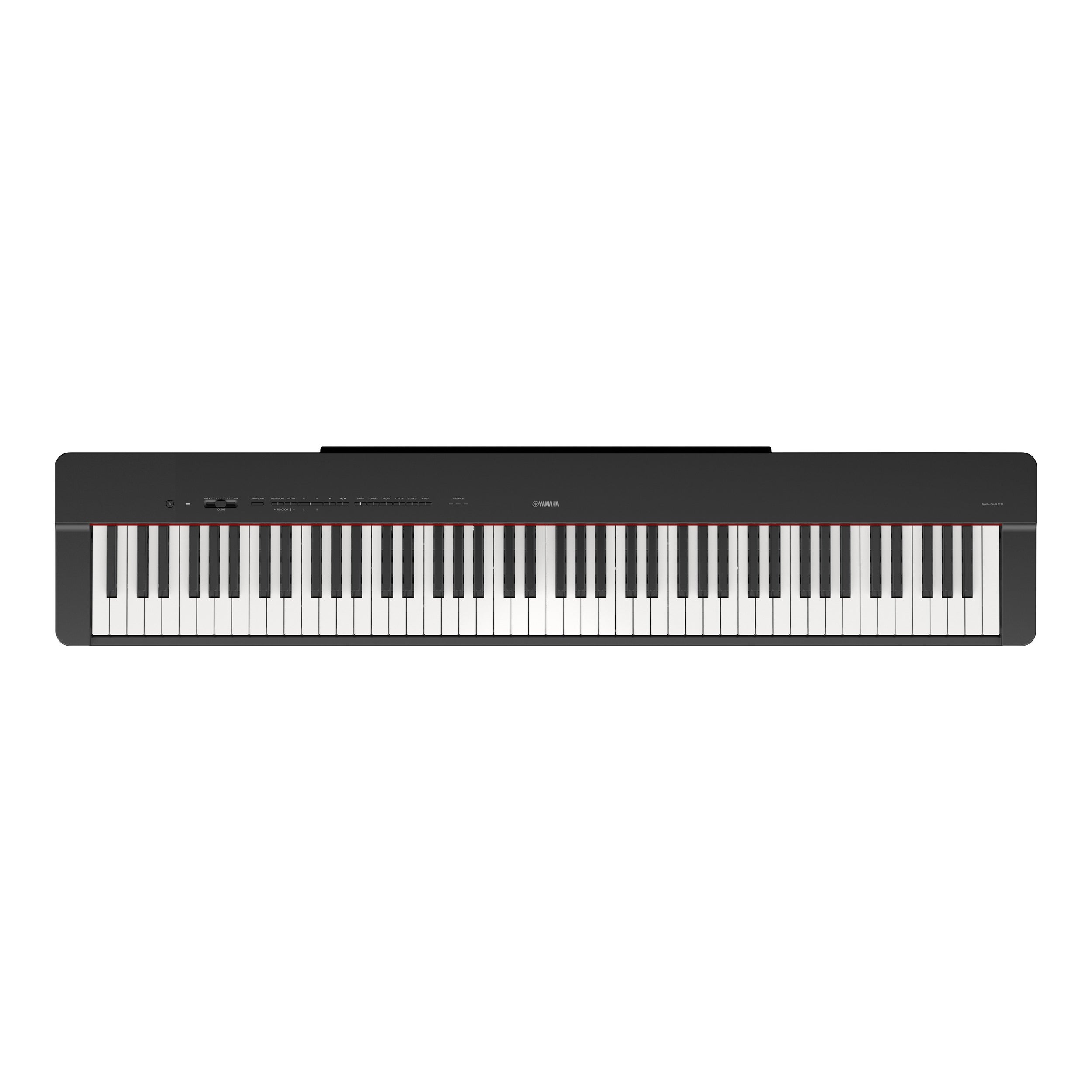Yamaha P-525 88-key Digital Piano with Speakers Home Bundle - Black
