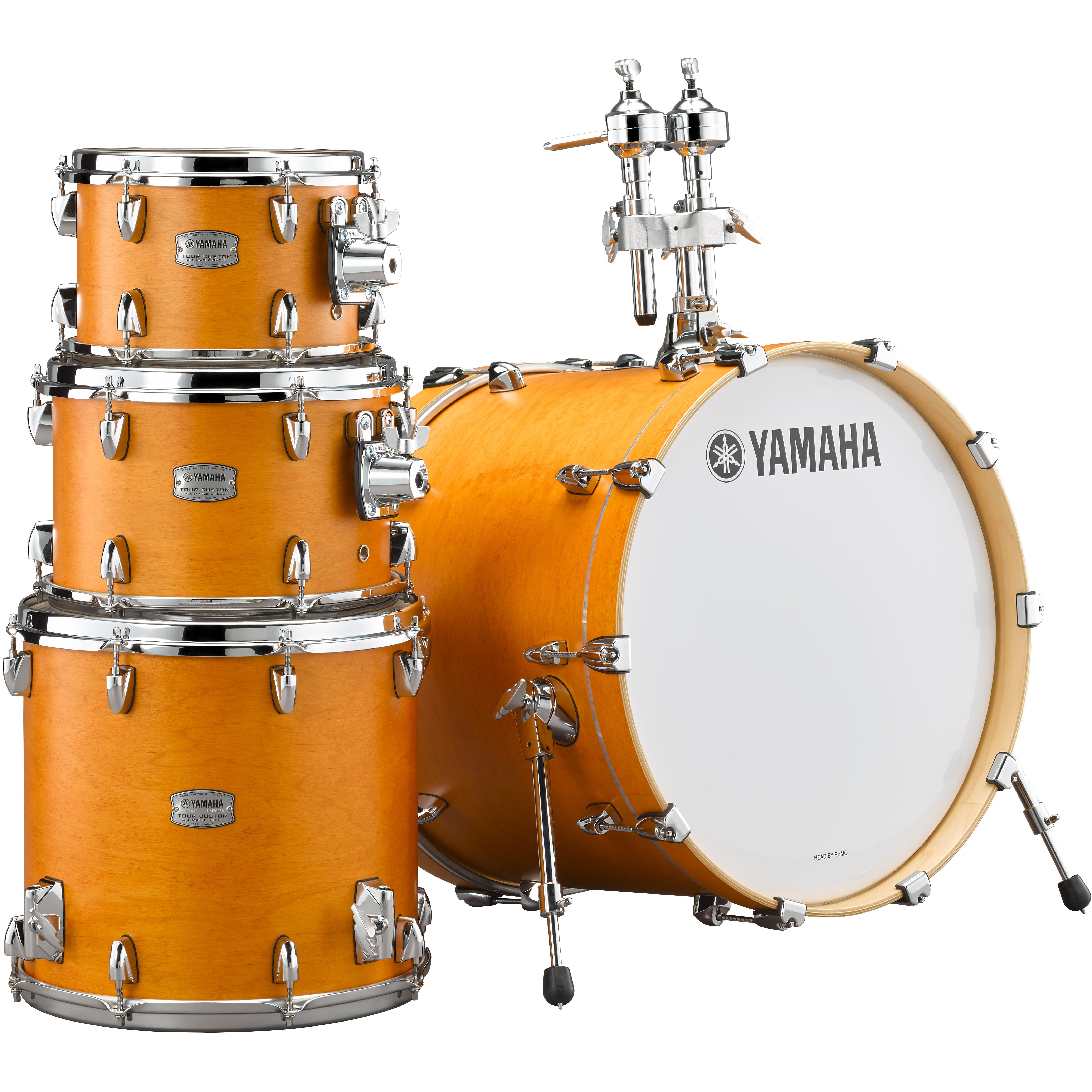 Yamaha Tmp2f4-crs Tour Custom 4-piece Maple Shell Pack With 22