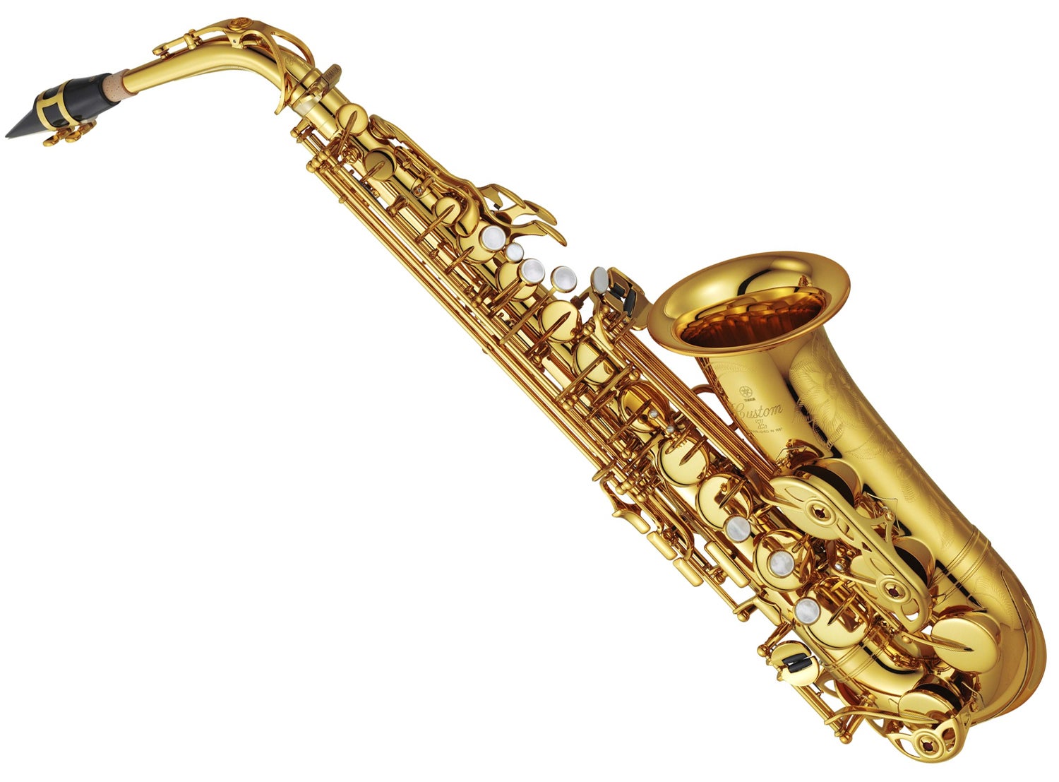 Yamaha Yas82-zii Alto Saxophone, Gold Lacquer, Pro Model 